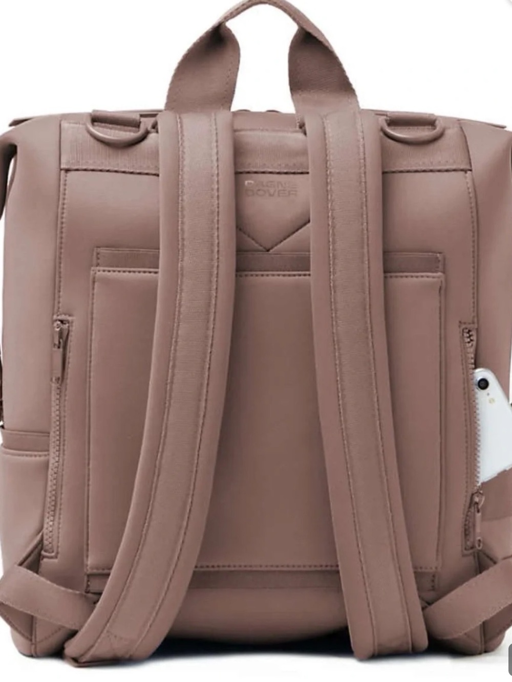 DAGNE DOVER Mauve Backpack - Soft Rose Taupe - Picture 3 of 8